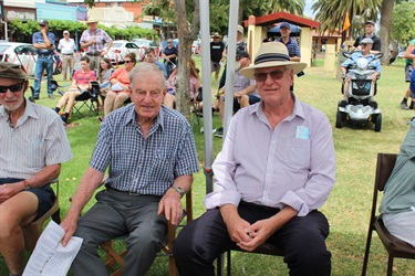 Citizen of the Year Merv Schneider OAM with CEO Greg Wood