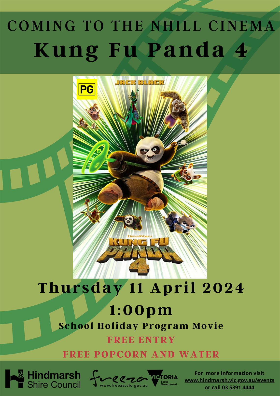 Kung Fu Panda 4 - School Holiday Program Hindmarsh Shire Council