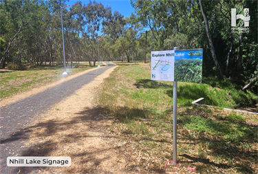 Nhill Lake Signage