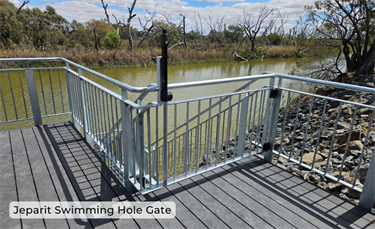 Jeparit Swimming Hole Gate